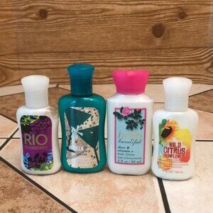 Bath and body works mini retired lotions bundle